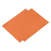 EVA Foam Sheets Orange 10.8x8.4 Inch 1.5mm Thickness for Crafts DIY Pack of 2