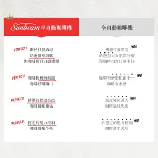 【Sunbeam】經典義式濃縮咖啡機-MAX銀+【Sunbeam】原廠配件組