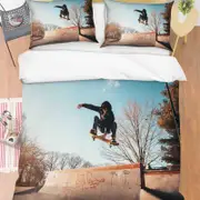 3D Pexels Sports Street Skateboard Player Quilt Cover Set Bedding Set Duvet Cover Pillowcases LXL