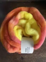 19. The Sun Tarot Hand Painted Wool Roving Chime