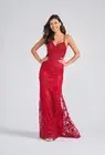 Prom/Wedding Beaded Embroided Net Dress Size 8 Like Jadore Or Portia & Scarlett
