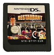Restaurant Tycoon Nintendo DS 2DS 3DS Game *Cartridge Only* (Preowned)