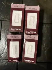 Lutron Maestro MALV-600-WH Dimmer White 4 Switches!!!!!