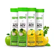 OZiva ACV Moringa Effervescent Tab Fast Weight loss Fat Burn 15 Tab Pack Of 4