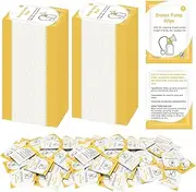 Demissle 100 Pack Breast Pump Wipes Individually Wrapped Quick Clean Pump Parts Cleaning Wipes for Tables, Countertops, Chairs, and More Convenient and Hygienic Breastfeeding Supplie