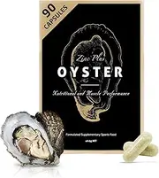 [Unichi] Zinc Plus Oyster Supplement, Highly Concentrated Pacific Oyster Extract to Support Energy & Immune Boost, 90 Capsules