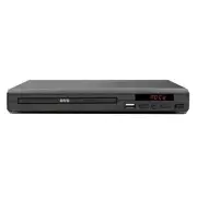 Mini-Size DVD Player Black w/ Multi-Region Set-up & Compact Size
