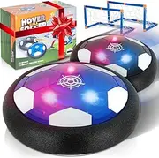 Hover Soccer Ball, Floating Soccer Hover Ball, Led Hover Soccer Ball, Light Up Soccer Ball, Boys Soccer Toys, Indoor Football for 5 Year Old Boy, Indoor Soccer Games, Soccer Ball for Kids 8-12