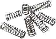 10pcs 65Mn Cylidrical Coil Compression Spring Y Type Return Pressure Compressed Small Spring Steel Wire Diameter 0.4mm(15mm (10Pcs),10mm)