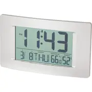 DIGITECH XC0225 LCD Clock With Temperature Calendar Huge 194X110mm LCD Display LCD CLOCK WITH