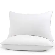 Bed Pillows for Sleeping 2 Pack,Queen Size Cooling Pillows Set of 2,Top-end M...