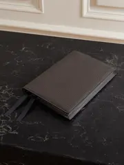 [Smythson] Smythson - Evergreen Ludlow Refillable Textured-leather Notebook - Taupe - One size One size Brown