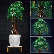 Building Block Plant with Stand 815 PCS Set