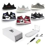 FLOATING SHOE DISPLAY Sneaker Shelves Showcase Acrylic Shelf 6ct ENGINEERED EDGE