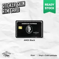 在飛比找蝦皮購物優惠-Atm Etoll RFID 貼紙皮膚卡 AMEX 黑色