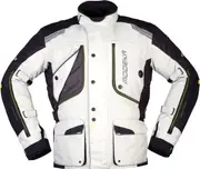 Modeka Aeris, textile jacket , color: Light Grey/Black , size: XS