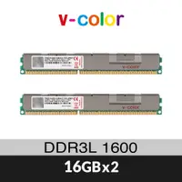 在飛比找蝦皮商城優惠-v-color 全何 DDR3 1600 32GB(16GB