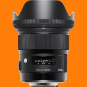 Sigma 24mm f/1.4 DG HSM Art Lens for Nikon - Brand New