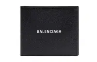 在飛比找Yahoo!奇摩拍賣優惠-Balenciaga巴黎世家 折疊零錢包 牛皮 錢包 男款