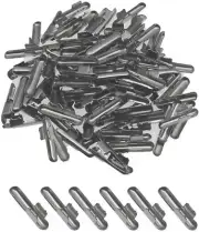 100Pcs Stainless Steel Elastic Cord Barbs Metal Elastic Barbs for Craft Sewing a