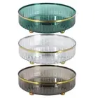 Turntable Spice Rack Rotating Fruit Organizer Rack for Kitchen Cabinet Organizer