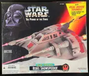 1995 Hasbro/Kenner Star Wars Power of the Force Electronic Rebel Snowspeeder MIB