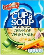 [Batchelors] Cup a Soup Croutons Vegetable Cream (4 per pack - 120g) - Pack of 6