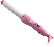 Constant Temperature Mini Electric Curling Iron, Easy to Carry, Suitable for Large Curls, Pear Head, Inner Buckle, Bangs Curling Iron (Color : Pink)