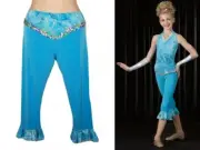 Cloud Nine Capri Pants & Headband Only Child XL New Dance Costume Jazz & Tap