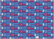 Western Bulldogs AFL Gift Wrapping Paper School Book Covering