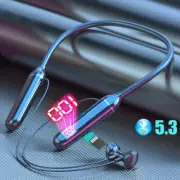 Bluetooth Neckband Headset Wireless Earphones Headphones Mic For iPhone Samsung