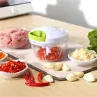 Food Vegetable Chopper Manual Pull Rope Hand Held Pulling Slicer Kitchen Tool AU