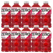 Powerade ZERO FRUIT PUNCH Sports Drink 0 Cal. More Electrolytes 28 Oz (10 Pack)