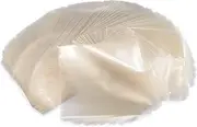Clear Candy Wrappers for Caramels (300 Pcs 5 x 4.5 inches) - Natural Clear Cellophane Wrappers - Caramel Wrappers - Candy Wrappers for Chocolate - Hard Candy Wrappers - Lollipop Wrappers