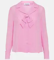 [Self-Portrait] Self-Portrait Bow-detail chiffon blouse AU 4 pink