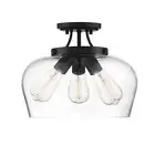 Savoy House Octave 3-Light Ceiling Light, Black - 6-4035-3-BK