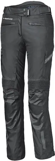 Held Drax waterproof Ladies Motorcycle Textile Pants, black, Size XL for Women