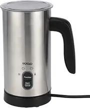 TODO Milk Frother Hot and Cold Stainless Steel Coffee Milk Foam Maker 500W