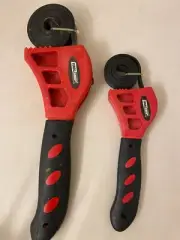 Multi functional Adjustable Rubber Strap Wrench Spanner for Oil Filter & Bottle.