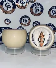 Custom "MIRANDA KERR" Cue Ball Shot Glass - Hollowed Cue Ball
