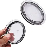 2 Pcs Milk Frother Transparent Lid,Milk Frother Lid for Nespresso Aeroccino 3 3R,Milk Foam Confidential Seal Replacement Lid,3593 & 3594 Seal Parts