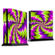 PS$ Playstation console skins decals wrap - Psychedelic Moving Swirls