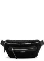 Varley Kansa Faux Shearling Belt Bag, Belt Bags, Black, One Size ONE SIZE