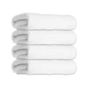 4PK Jason Commercial J-Dry Luxe Bath Towel Large 76x150cm - White