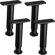 Outanaya 4pcs Bed Frame Legs Bed Support Frame Central Support Leg Adjustable Height