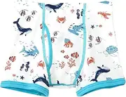 Wacoal KIDS JUINOR(ワコール キッズ ジュニア) CPS525 Boys Pants, 100% Cotton (Body Fabric), Coordinating with CHX125 and CHV325, Boxer Shorts, Fluffy, Deep, Boy, Boys