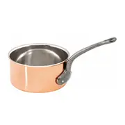 Matfer Bourgeat Copper Saucepan 16cm Cast Handle