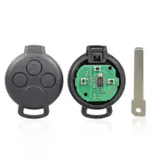 for 2007 - 2015 Smart Fortwo 451 Car 3 Button Remote Key Fob 434MHz PCF7941 Chip