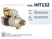 Yamaha / Mercury starter motor suits 75hp-115hp models from 2000-2012