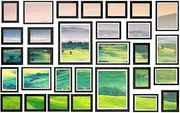 Artiss Photo Frame, Set of 30 Art Photos Picture Display Frames Sets Gallery Wall Hanging Collage Decor for Home Living Room Bedroom, Rectangle HD Vision Glass Photograph Mat Black